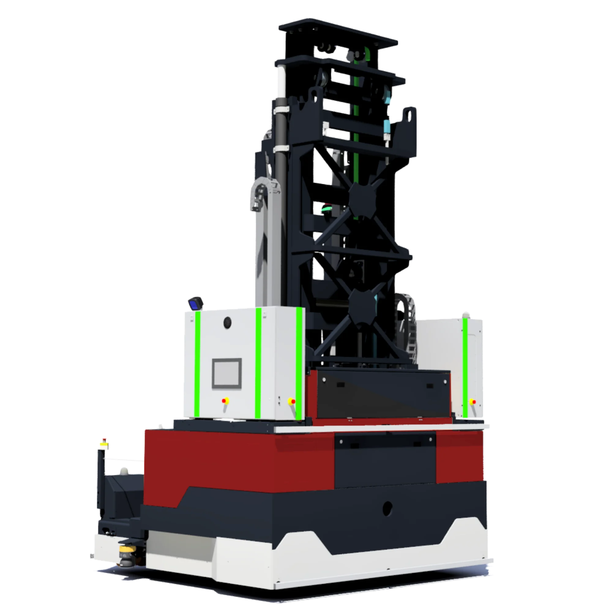 Reachtruck AGV voor automatisch pallettransport
