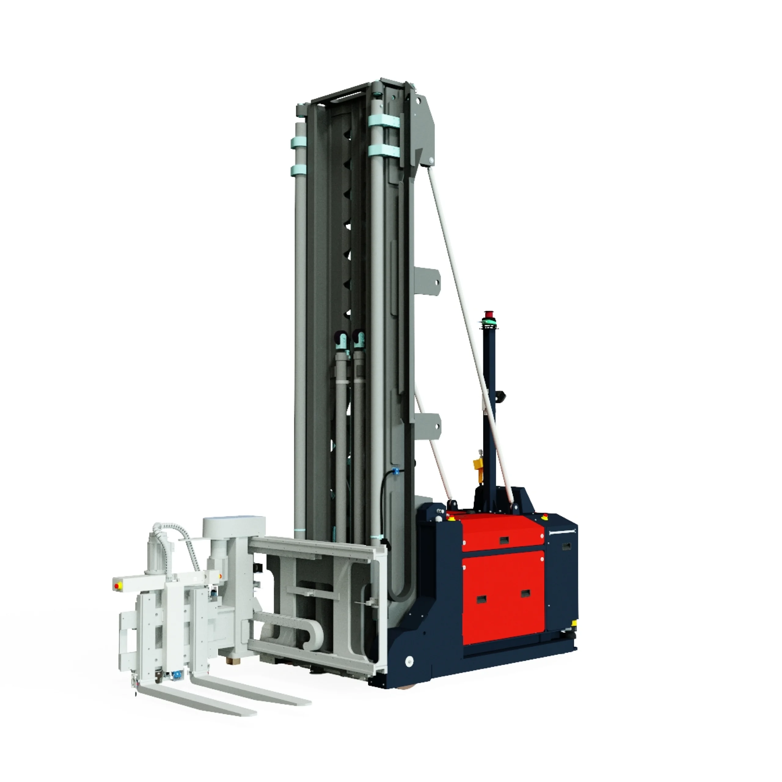 Stacker AGV voor geautomatiseerd pallettransport