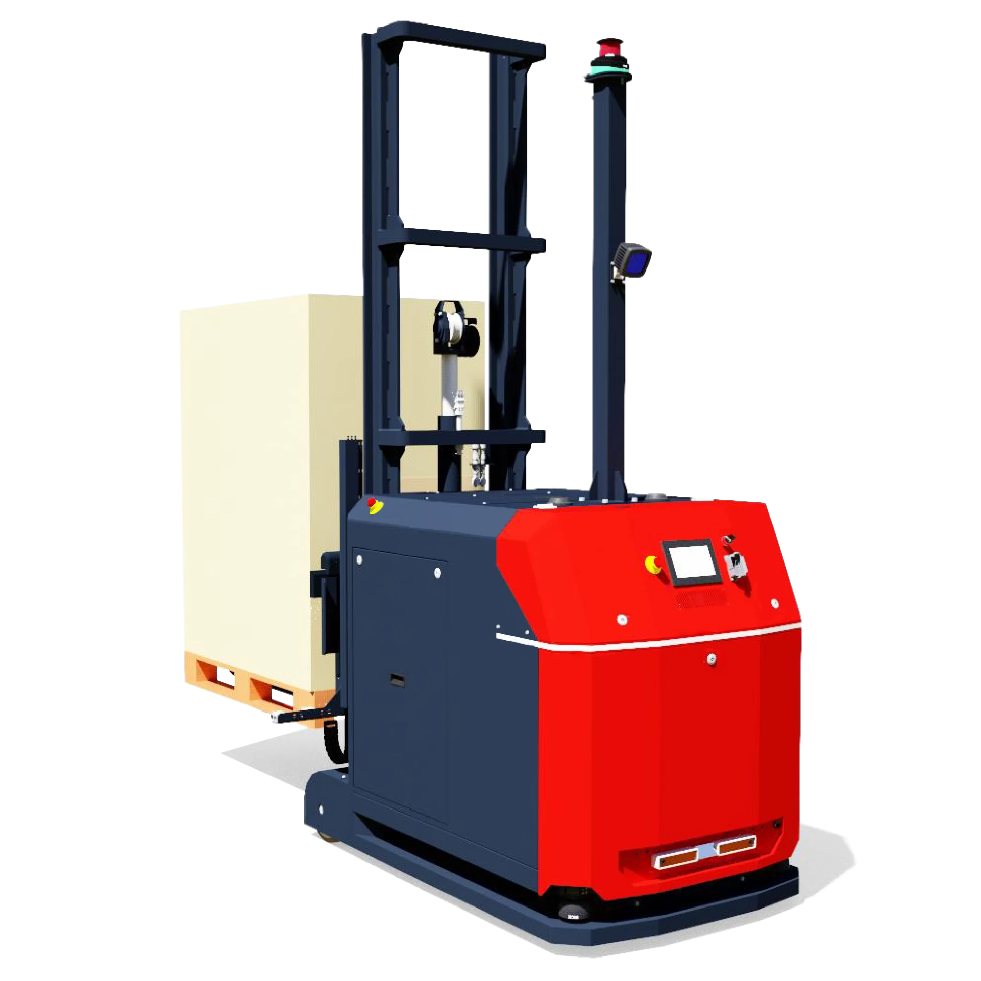 AGV voor intern transport van pallets