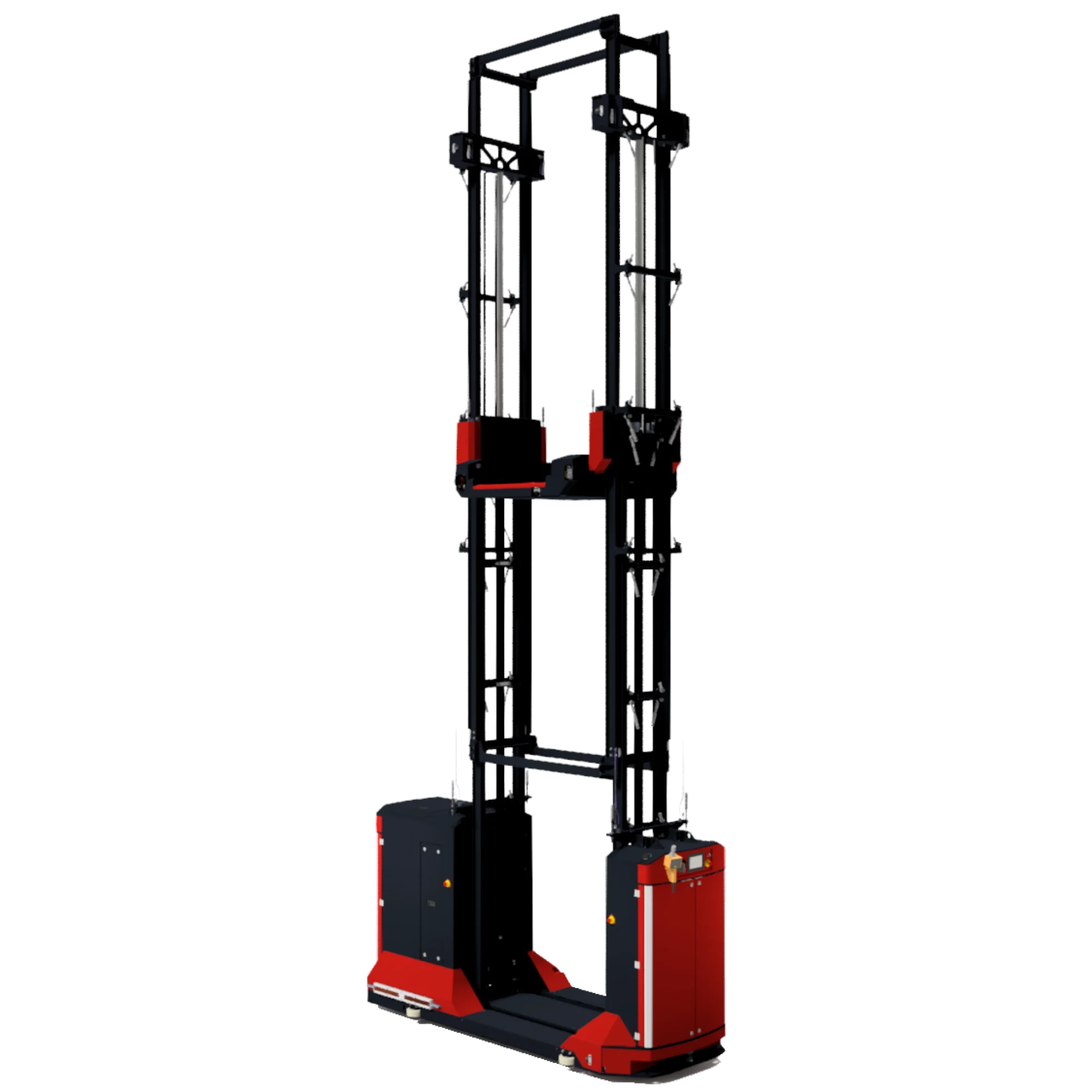 Stacker AGV voor opslag en orderpicking