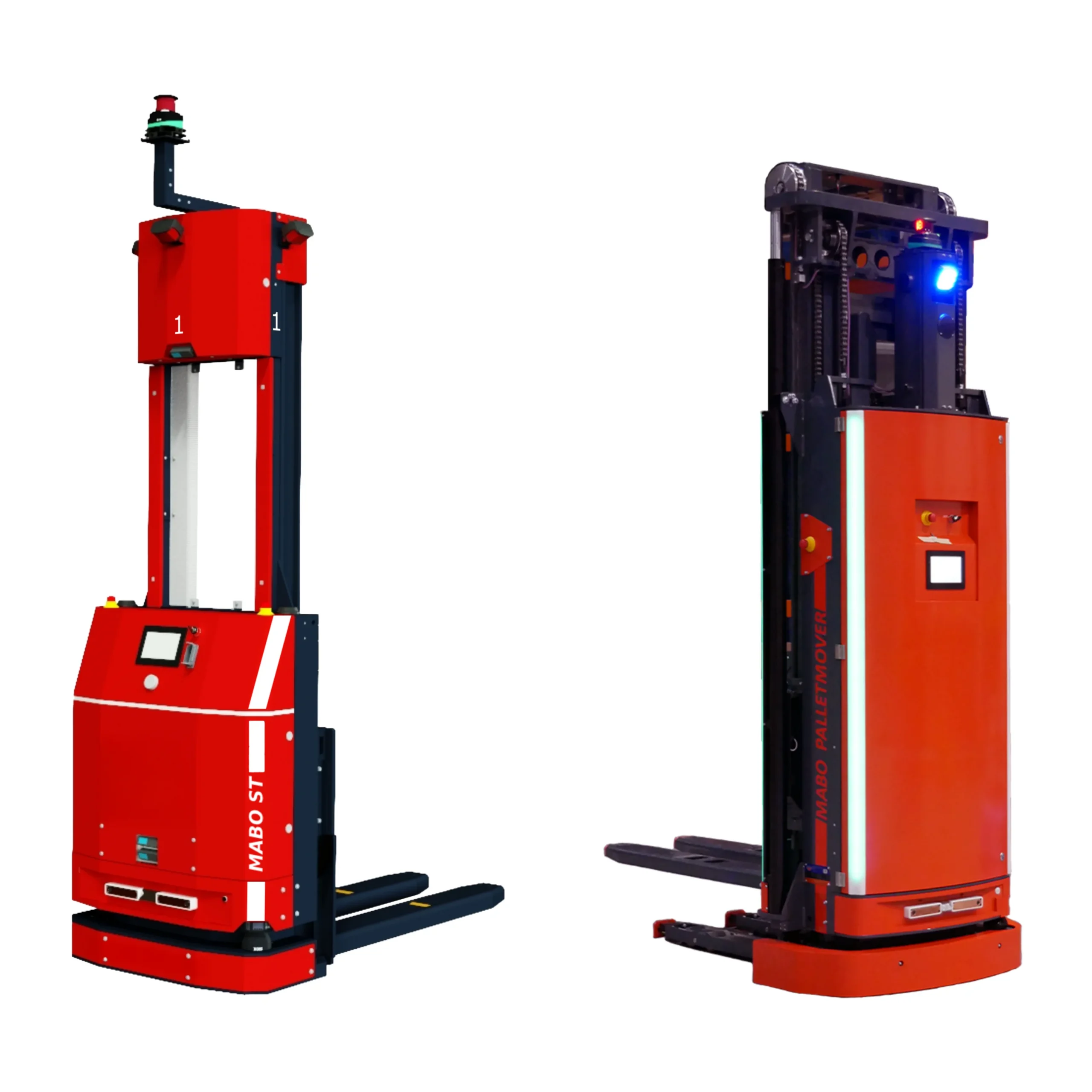 Stacker AGV voor palletverwerking