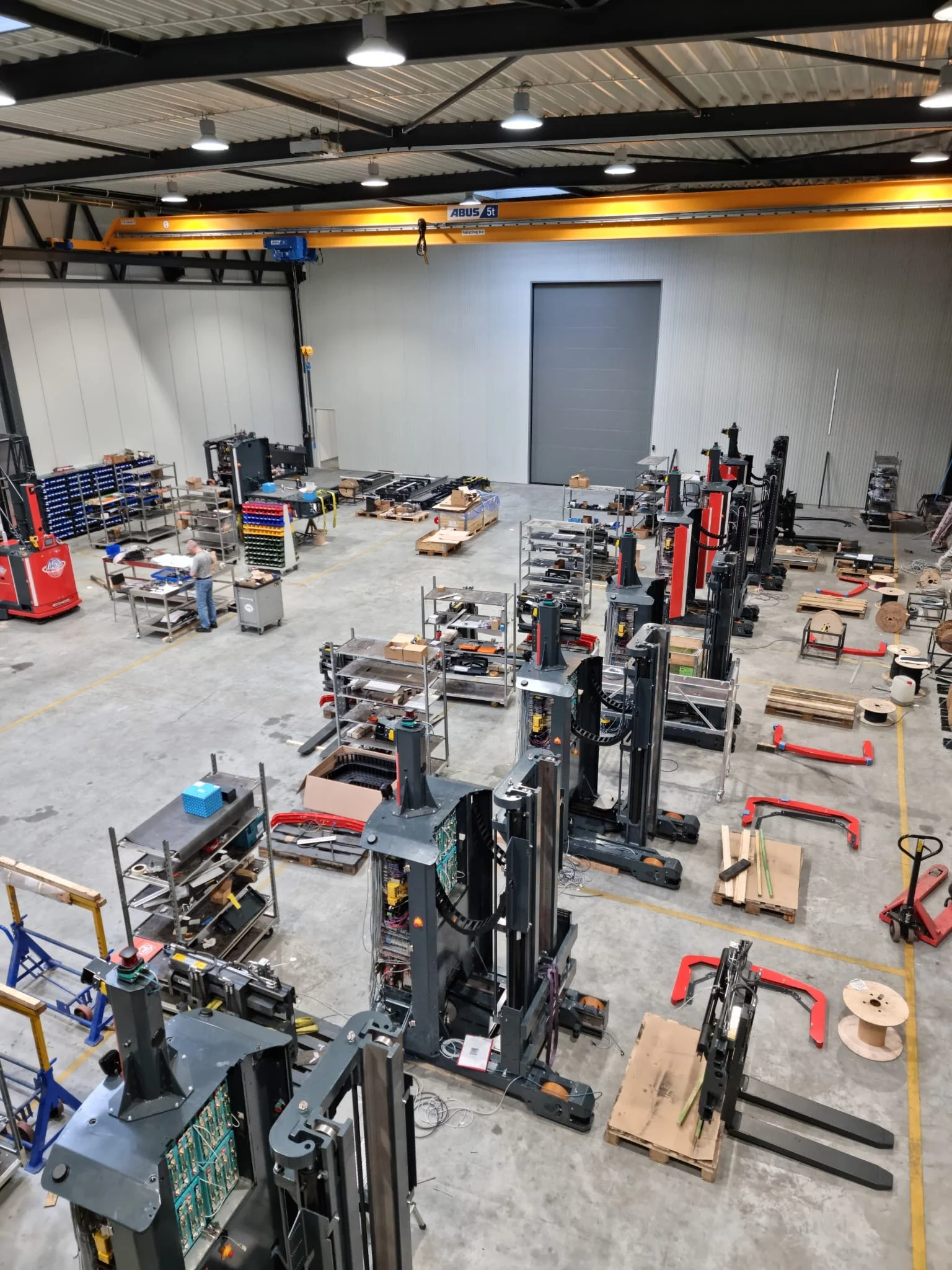 Montage van logistieke automatisering